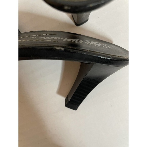 Women’s LIFE STRIDE Black Mules Slip On 2 3/4" Heel Shoe 6M Vegan - Picture 7 of 7